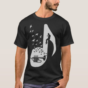 Musikalische Piccolo-Trompete T-Shirt