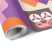 Musikalische Pop Geschenkpapier (Rolleneckpunkt)