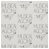 musikalische Qual Stoff (Muster)