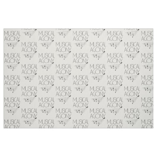 musikalische Qual Stoff (Fat Quarter (45,7 x 55,9 cm))