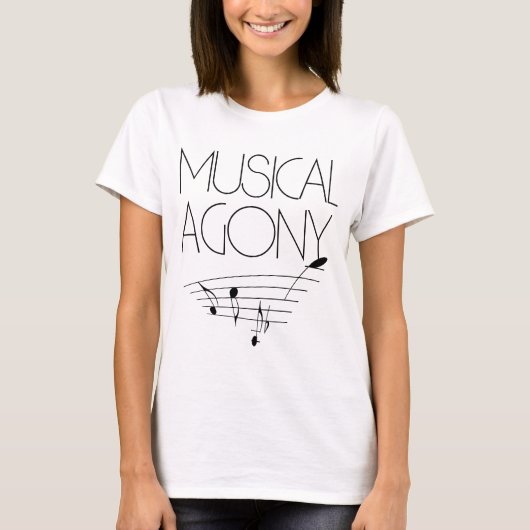 musikalische Qual T-Shirt (Vorderseite)