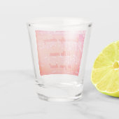 Musikalische Schritte - Mango Tango Shot glass Schnapsglas (Rückseite)