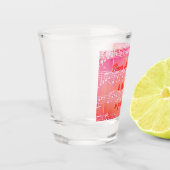 Musikalische Schritte - Mango Tango Shot glass Schnapsglas (Links)