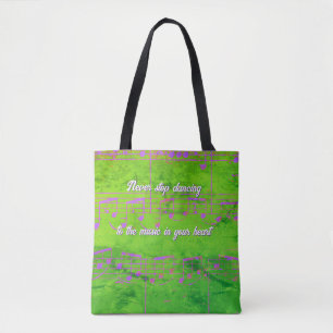 Musikalische Schritte - Neue Jazz-Tasche Tasche