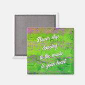 Musikalische Schritte - Neues Jazz-Magnet Magnet (Vorderseite/Rückseite)