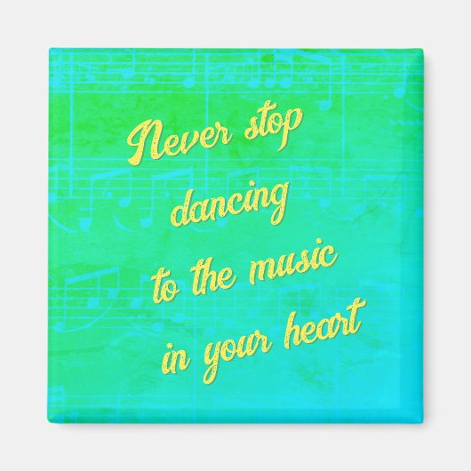 Musikalische Schritte - Seaside Sway Magnet (Vorne)