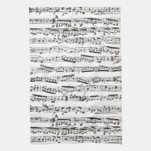 Musikalische Schwarzweiss-Anmerkungen Handtuch (Vertikal)