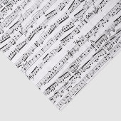 Musikalische Schwarzweiss-Anmerkungen Seidenpapier (Ausschnitt)
