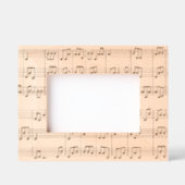 Musikalische Score-Laser Etched Picture Frame Geätzte Rahmen (Vorderseite)