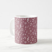 musikalische Symbole Kaffeetasse (Vorderseite Links)