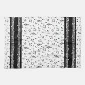 Musikalische Symbole Küchentuch (Horizontal)