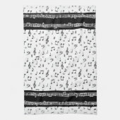 Musikalische Symbole Küchentuch (Vertikal)