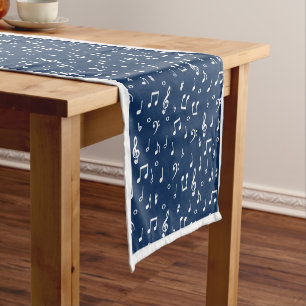 musikalische Symbole kurze Tischdecke