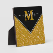 Musikalische Symbole personalisierte Tafel Fotoplatte (Vorderseite)