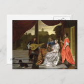 Musikalische Szene in Amsterdam Postkarte (Vorne/Hinten)