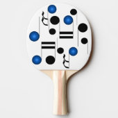 Musikalische Tischtennis Schläger (Rückseite)