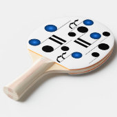 Musikalische Tischtennis Schläger (Vorderseite)