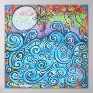 Musikalische Verzauberung Print Poster