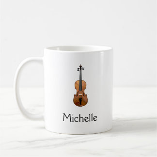 Musikalische Violine Personalisiert Kaffeetasse