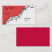Musikalische Visitenkarte (Vorne/Hinten)