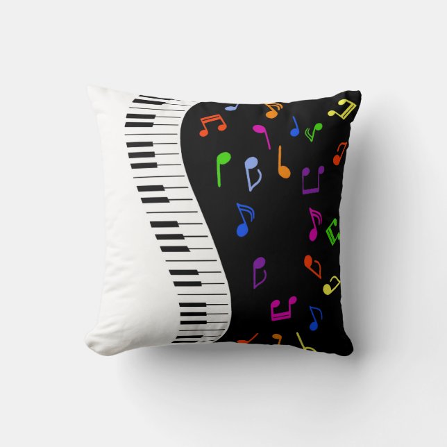 Musikalische Wellen Kissen (Vorderseite)