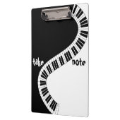 Musikalische Zwischenablage "Take Note" Klemmbrett (Links)