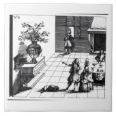 Musikalischer Baum des Vogelliedes, erschienenes Fliese (Vorderseite)