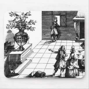 Musikalischer Baum des Vogelliedes, erschienenes Mousepad