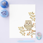 Musikalischer Baum Owl-Flyer Flyer (Einzeln)