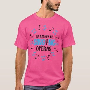 Musikalischer Chor Opernsänger T-Shirt