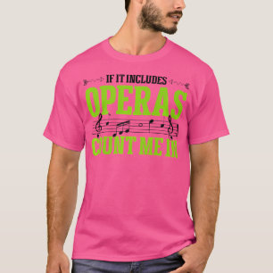 Musikalischer Chor Opernsänger T-Shirt