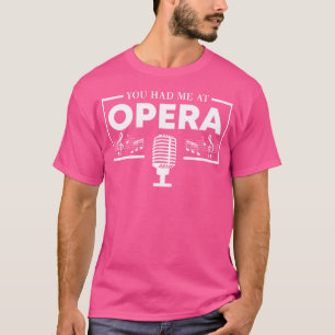 Musikalischer Chor Opernsänger T-Shirt