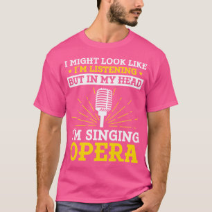 Musikalischer Chor Opernsänger T-Shirt