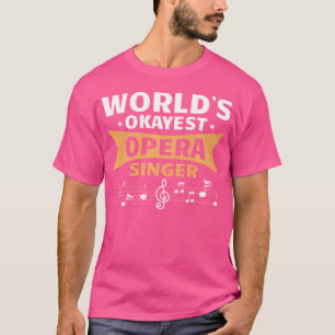 Musikalischer Chor Opernsänger T-Shirt