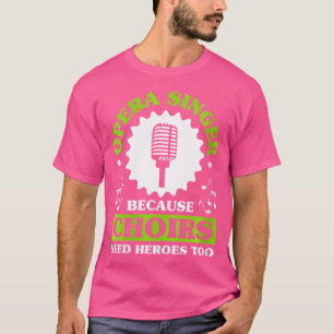 Musikalischer Chor-Sängerin T-Shirt