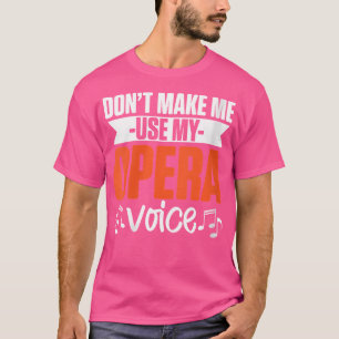 Musikalischer Chor-Sängerin T-Shirt