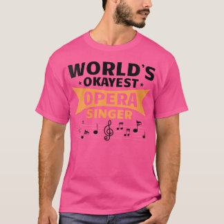 Musikalischer Chor-Sängerin T-Shirt
