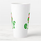 Musikalischer Elf Latte-Mug Milchtasse (Vorderseite)