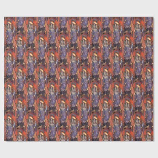 Musikalischer Engel. Geschenkpapier (Flach)