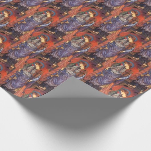 Musikalischer Engel. Geschenkpapier (Ecke)