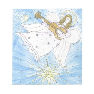 Musikalischer Engel Notizblock