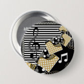 Musikalischer Fun-Button Button (Vorne & Hinten)
