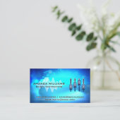 musikalischer Hintergrund | Channel-Controller Visitenkarte (Stehend Vorderseite)