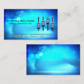 musikalischer Hintergrund | Sound Engineer Visitenkarte (Vorne/Hinten)