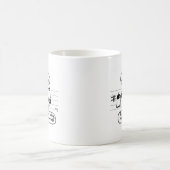 Musikalischer Humor-Cartoon Kaffeetasse (Mittel)