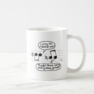 Musikalischer Humor-Cartoon Kaffeetasse