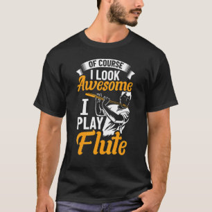 Musikalischer Instrumentenspieler Flattesikmusiker T-Shirt