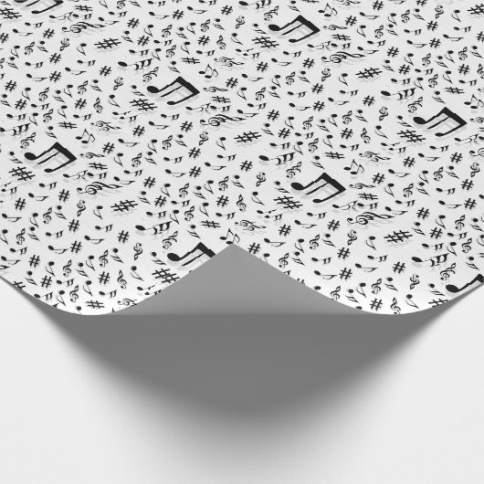 Musikalischer Maestro Geschenkpapier (Ecke)