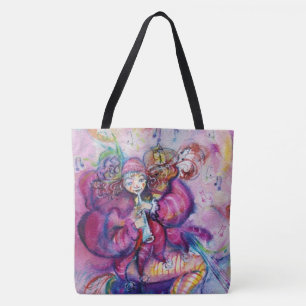 MUSIKALISCHER ROSAFARBENER CLOWN TASCHE