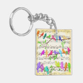 Musikalischer Schlüsselanhänger der Sinfonie (Vorderseite links)